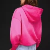 Casaco com capuz oversize com fecho