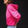 Casaco com capuz oversize com fecho