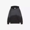 Casaco com capuz oversize com fecho