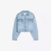 Casaco curto de Denim com strass – Casacos e gabardinas