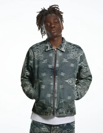 Casaco de Denim Aries X Bershka – Homem