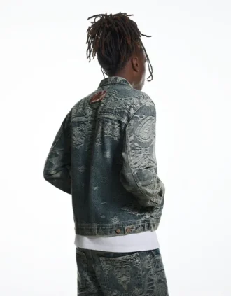 Casaco de Denim Aries X Bershka – Homem