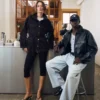 Casaco de Denim com cinto