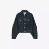 Casaco de Denim curto com efeito balão – Casacos e Trench