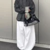 Casaco de Denim oversize com textura