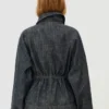 Casaco de Denim oversize com textura – Casacos e gabardinas