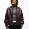 Casaco de Faux Leather – Casacos e gabardinas