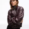 Casaco de Faux Leather – Casacos e gabardinas