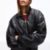 Casaco de Faux Leather – Casacos e gabardinas