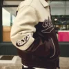 Casaco de Faux Leather com blocos de cor – Casacos