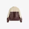 Casaco de Faux Leather com blocos de cor – Casacos
