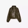 Casaco de Faux Leather com lapelas – Casacos e gabardinas