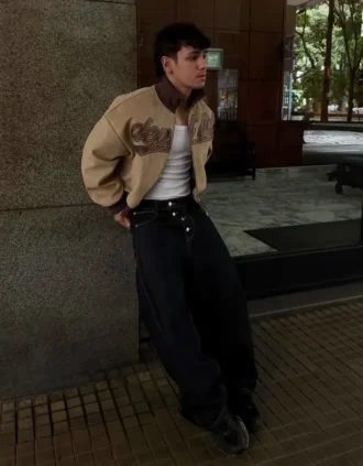 Casaco em camurça sintética