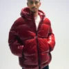 Casaco Puffer com capuz – Casacos