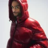 Casaco Puffer com capuz – Casacos
