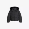 Casaco Puffer repelente de água com capuz de pele – Casacos e Trench