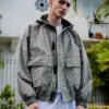 Casaco técnico xadrez oversize – Casacos