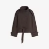 Casaco Trench com Gola em Funil – Casacos e Trench – Mulher