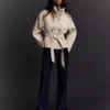 Casaco Trench com Gola Funil – Casacos e Trench
