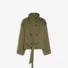 Casaco Trench com Gola Funil – Casacos e Trench