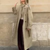 Casaco Trench Longo com Cinto