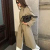 Casaco Trench Longo com Cinto – Casacos e sobretudos