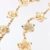 Cinto com corrente de flores