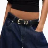 Cinto com fivela em Faux Leather – Acessórios