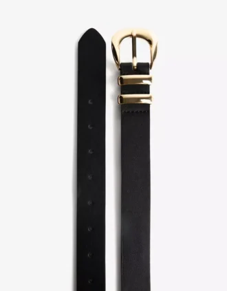 Cinto com fivela em Faux Leather – Acessórios