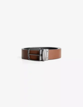 Cinto largo reversível em Faux Leather – Acessórios