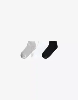 Conjunto de 3 pares de meias curtas – Acessórios