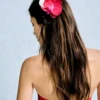 Conjunto de ganchos de cabelo com flores