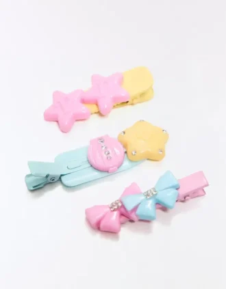 Conjunto de ganchos de pele Polly Pocket