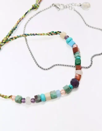Conjunto de pulseiras com contas – Acessórios