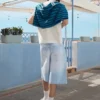 Denim skater bermudas – Calções e bermudas de ganga