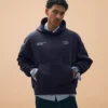 Hoodie com corte largo e bordado – Sweatshirts e hoodies