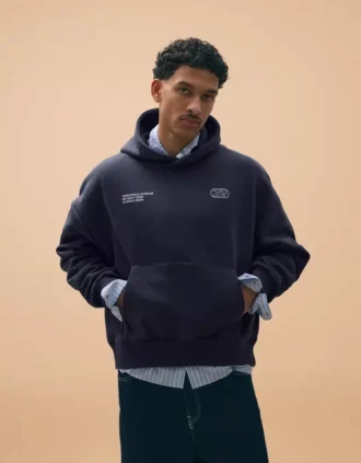 Hoodie com corte largo e bordado – Sweatshirts e hoodies