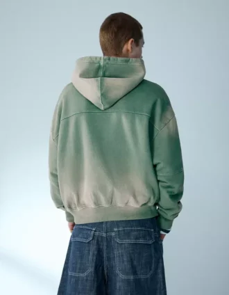 Hoodie com corte largo e efeito desbotado – Sweatshirts e hoodies – Homem