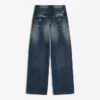 Jeans boyfriend de cintura baixa com bordados – #Bershkastyle – Mulher