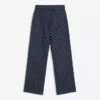Jeans de cintura alta, corte Straight e com bolinhas
