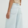 Jeans de cintura alta e perna Wide Leg