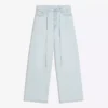 Jeans de cintura alta e perna Wide Leg