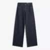 Jeans de cintura baixa e perna Wide Leg