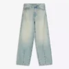 Jeans de cintura baixa e perna Wide Leg – #Bershkastyle – Mulher