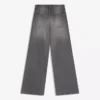 Jeans de ganga boyfriend de veludo cotelê de cintura baixa