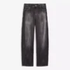 Jeans de ganga largos de cintura baixa