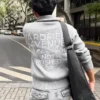 Jeans super largos com bordado