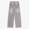 Jeans super largos com bordado