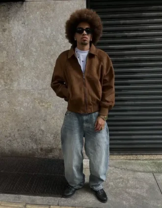 Jeans super largos com bordados – #Bershkastyle – Homem
