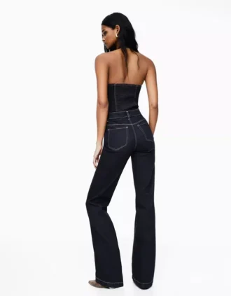Macacão em Denim – Vestidos e jardineiras